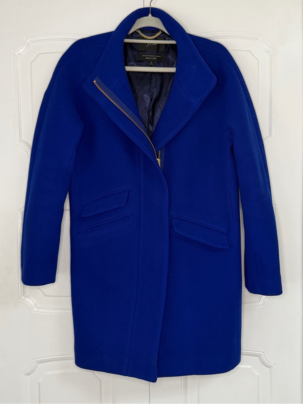 J. Crew Stadium Cloth Cocoon Coat | Size 8 - Picture 4 of 8